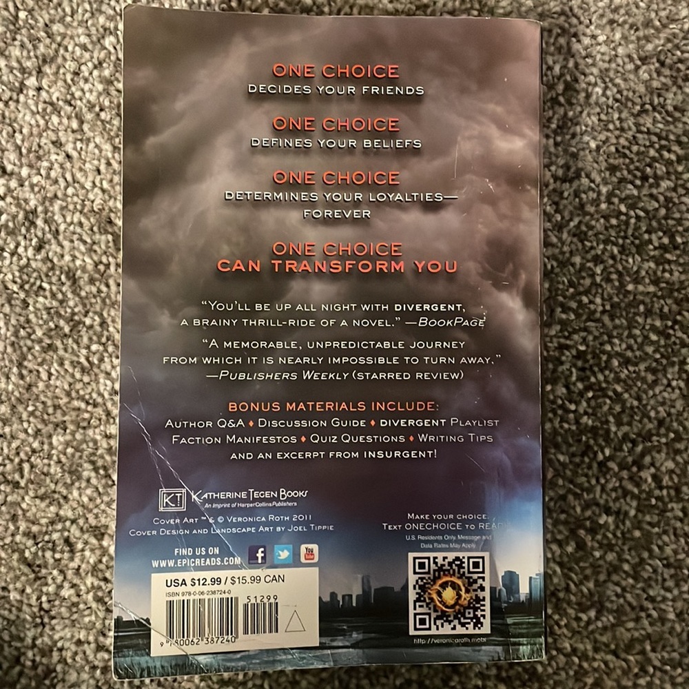 Divergent by Veronica Roth - Picture 2 of 2